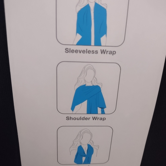 NWT Time and Tru multi wear wrap ( scarf, shoulder wrap, sleeveless wrap… - Picture 3 of 3